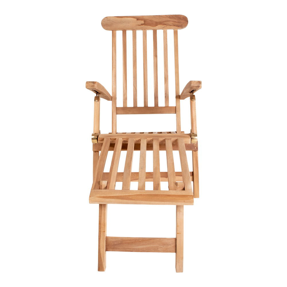Arrecife Teak Deck Chair - Deck chair in teak.  Adjustable  back with 4 positions.